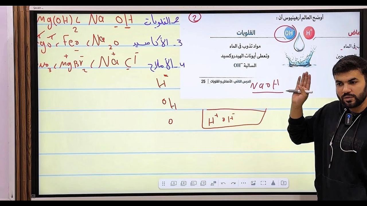 شرح الدرس الثاني علوم أولي إعدادي الترم الثاني ( الأحماض والقلويات ) 2026 مع دكتور محمود ❤️🫶
