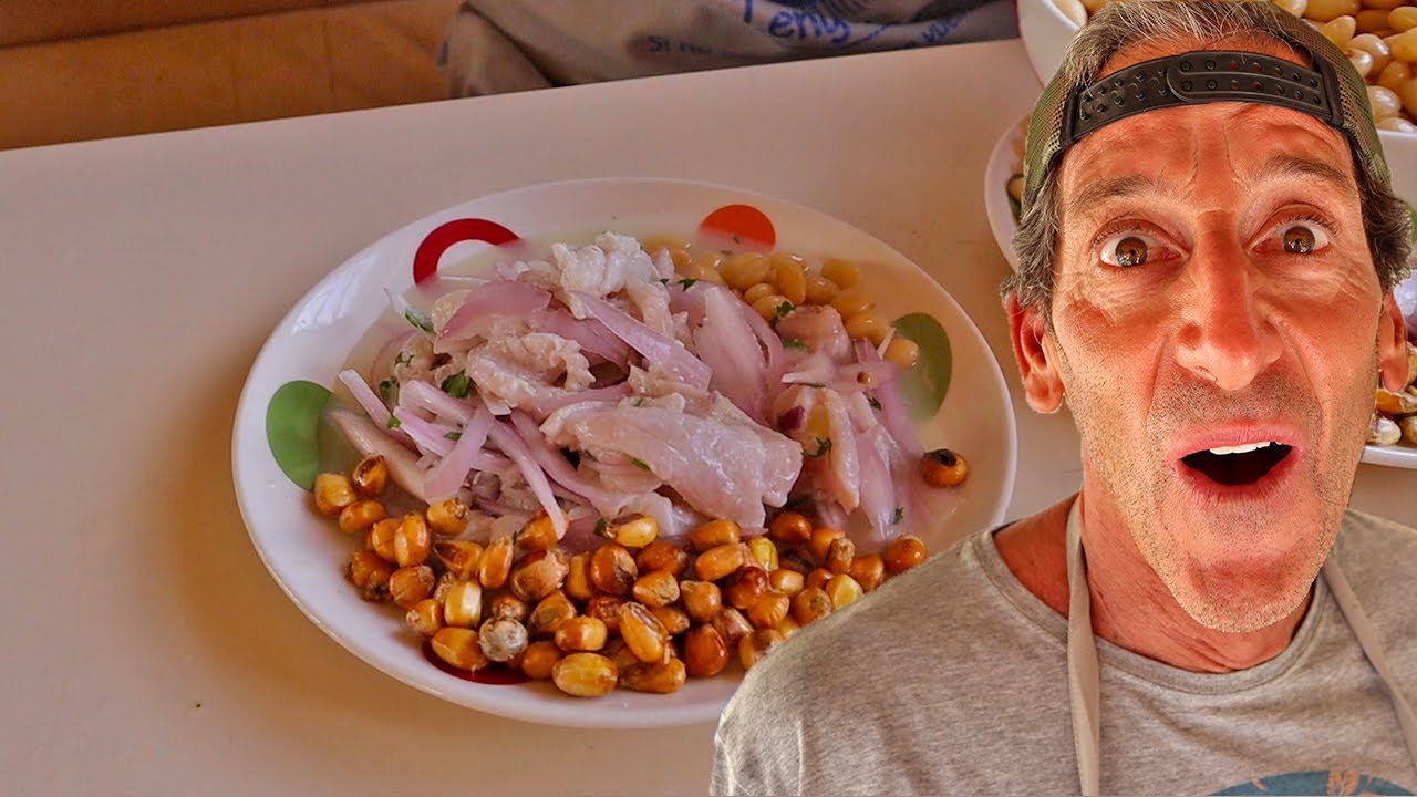 Preparando un Cevichito de Carajito