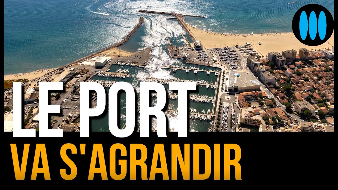 Canet en Roussillon - plan d'agrandissement du port de plaisance