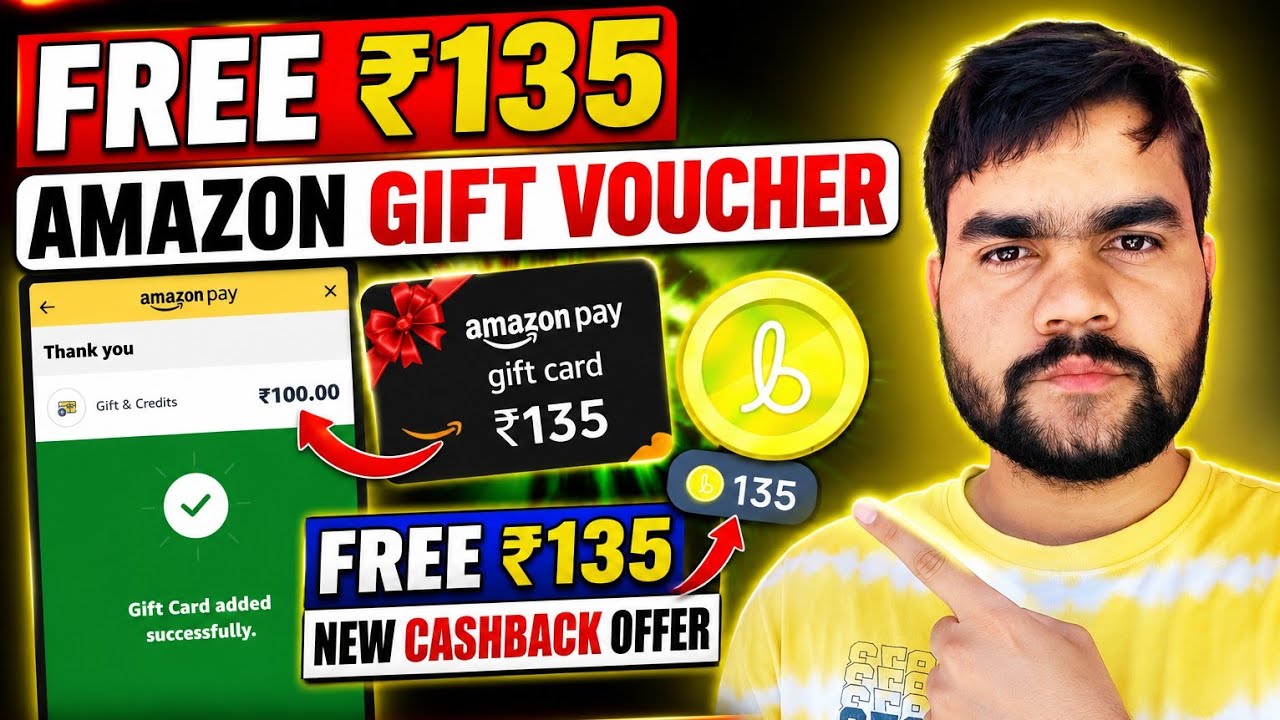 Free ₹135 Cashback Offer 🔥 Free ₹135 Amazon Shopping Offer 🔥