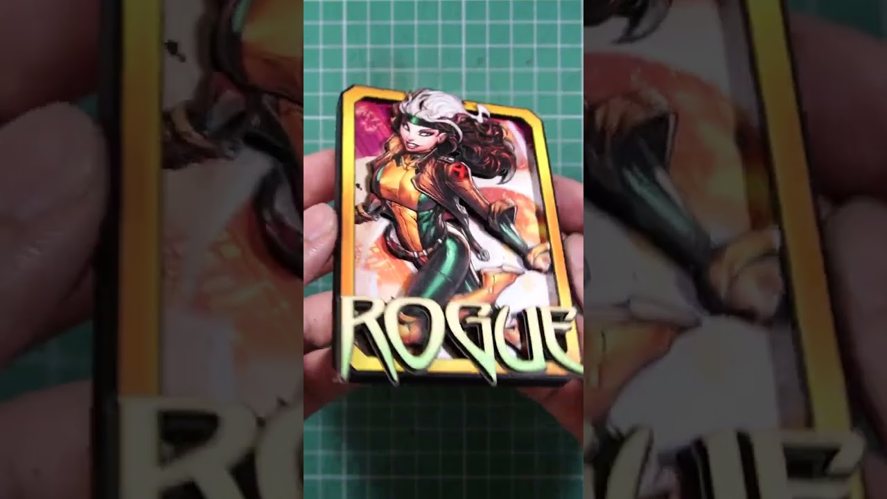Rogue - 3D Paper Custom | 3D Marvel Snap Card 