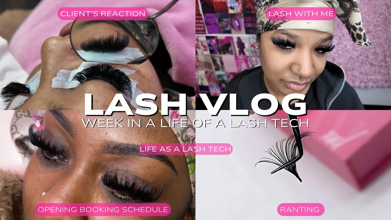 DAY IN THE LIFE OF A LASH TECH : My Client’s Brutally Honest Opinion on Her Lashes! 🤍
