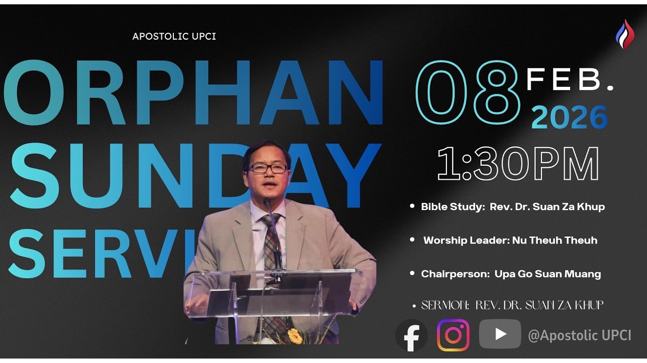 Speaker: Rev. Dr. Suan Za Khup (February 08, 2026)