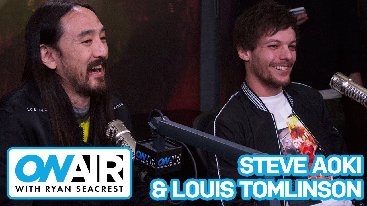 How Louis Tomlinson and Steve Aoki Met On Twitter | On Air with Ryan Seacrest