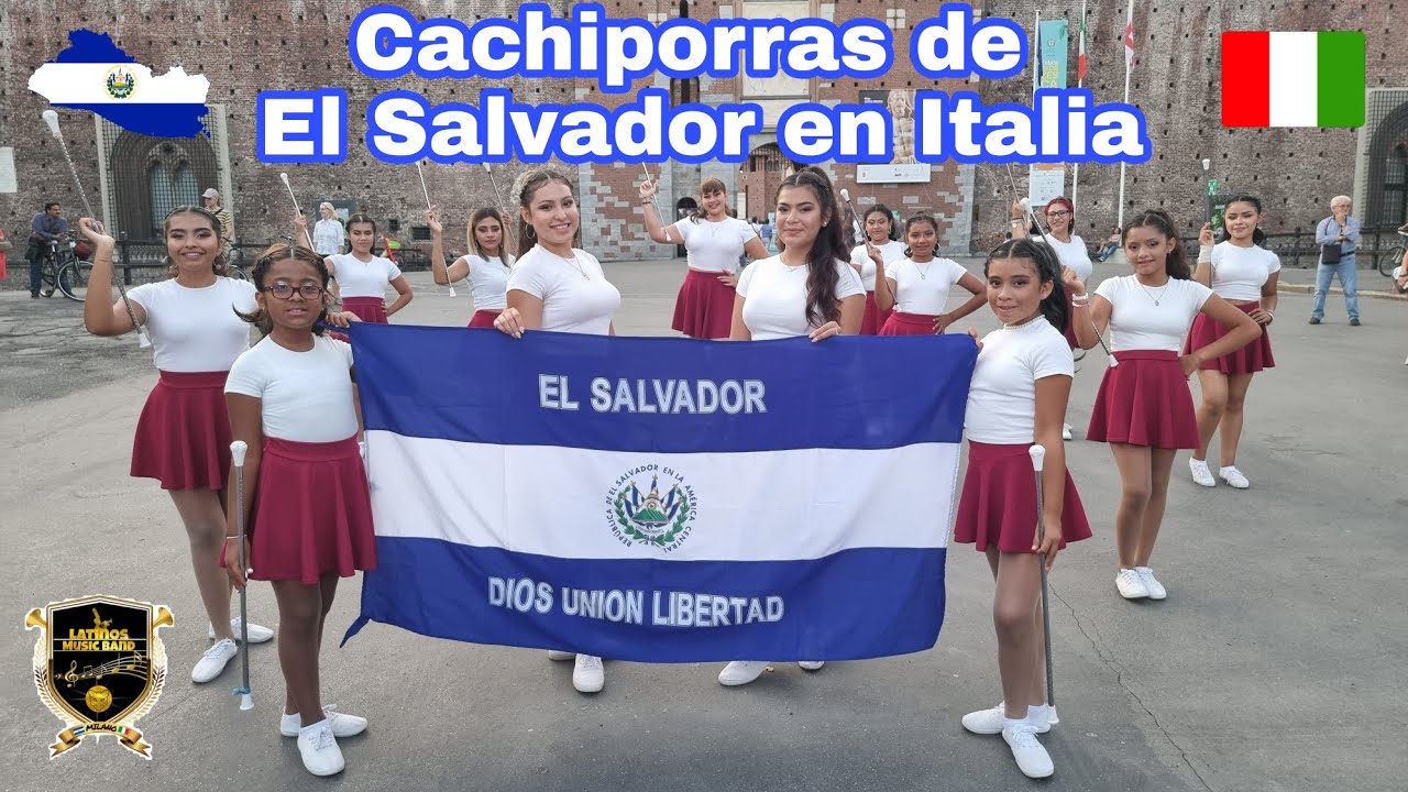 CACHIPORRAS DE EL SALVADOR en Italia 🇸🇻🇮🇹 | Latinos Music Band 💃🥁🎺