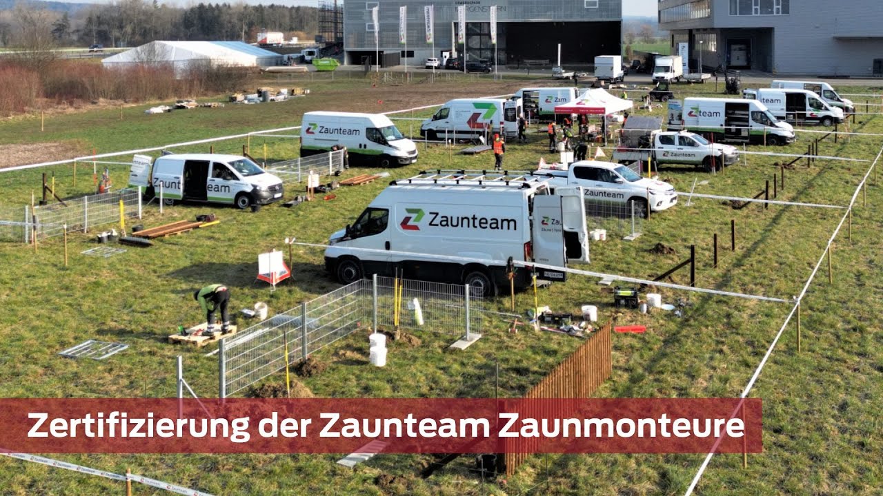 Zertifizierung der Zaunteam Zaunmonteure
