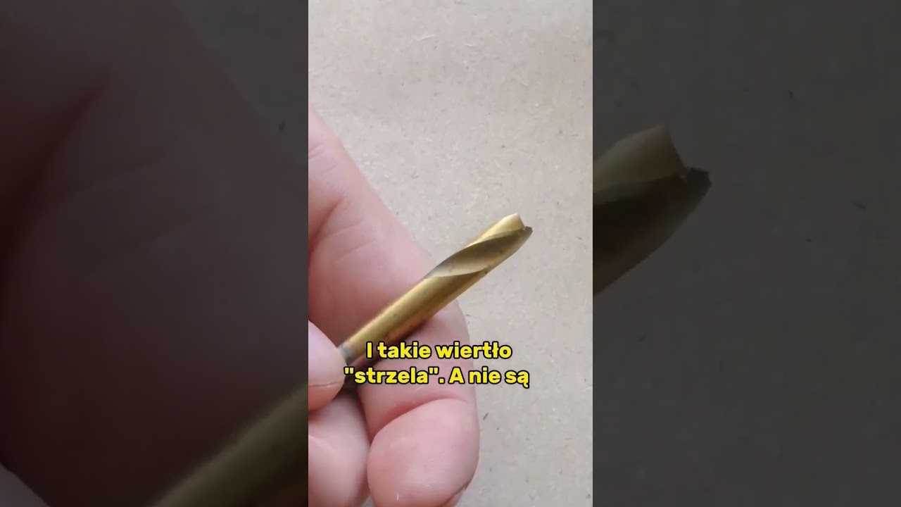Wiercenie w twardej stali. Wiertło z węglika za kilkanaście zł. Wytrzymałe i twarde.