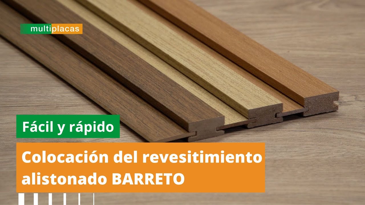 Fácil y rápido - Colocación del revesitimiento alistonado BARRETO