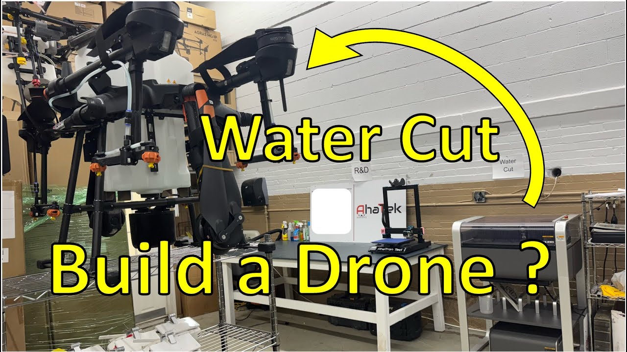 WAZER Water Cut Desktop Setup & Test | AhatTek Corporation | Industrial Drone Design
