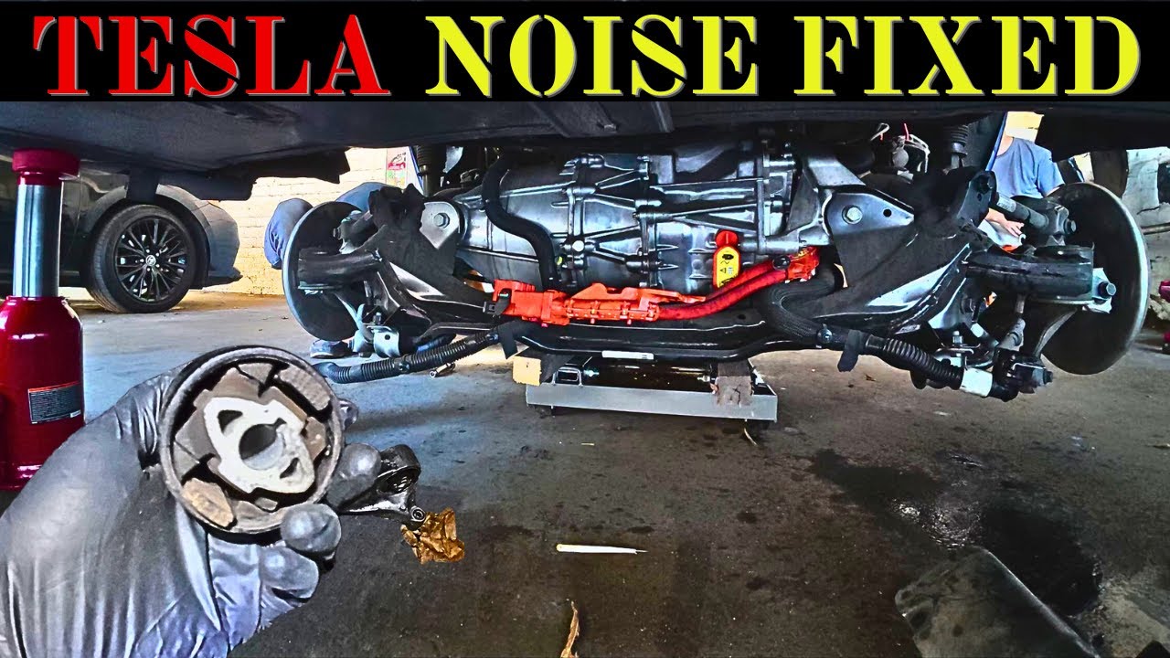 Tesla Model 3, Y Drive Unit Bushings Replacement | Bad Noise Is FIXED