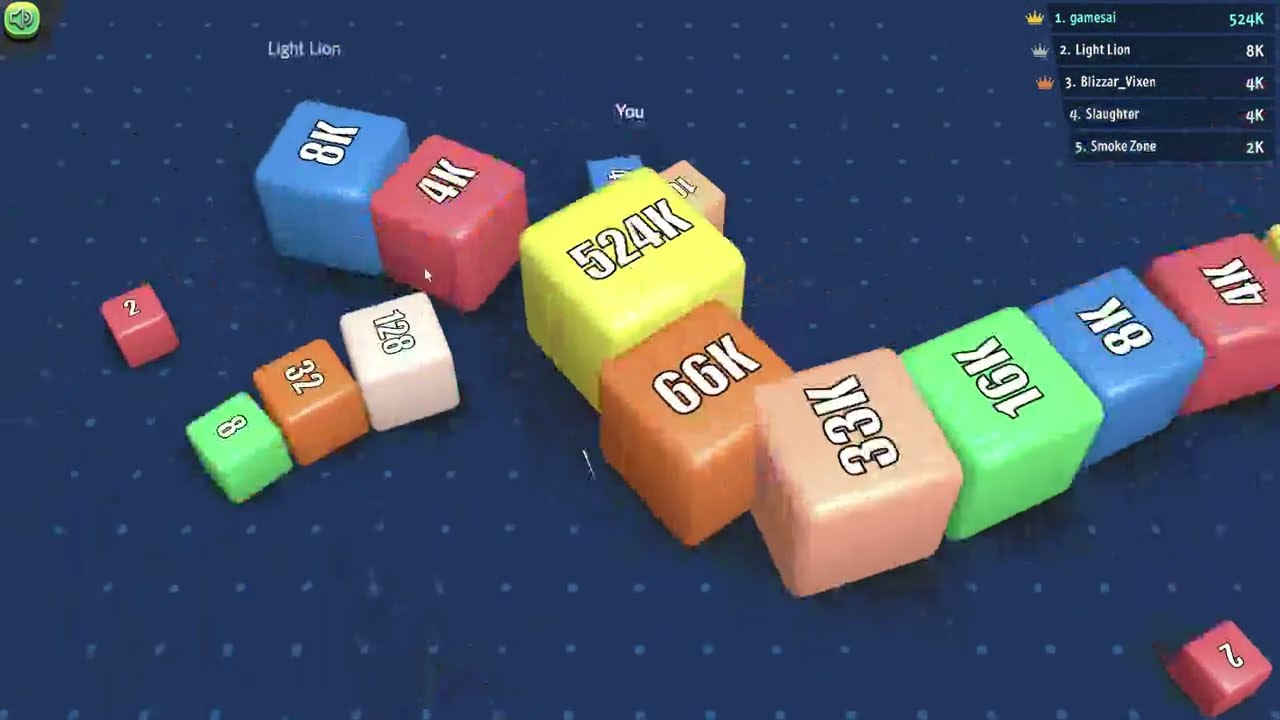 Cubes 2048.io | 1M Cubes Gameplay Complete
