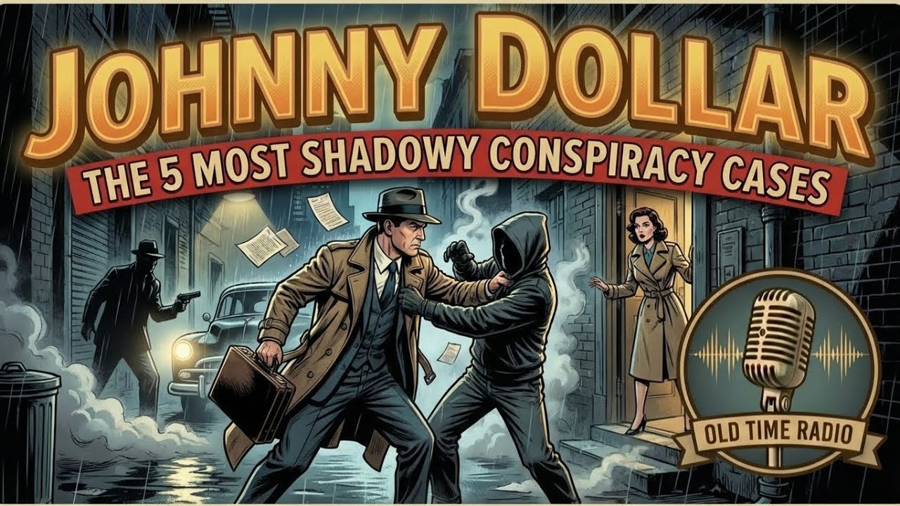Johnny Dollar: The 5 Most Shadowy Conspiracy Cases | Old Time Radio