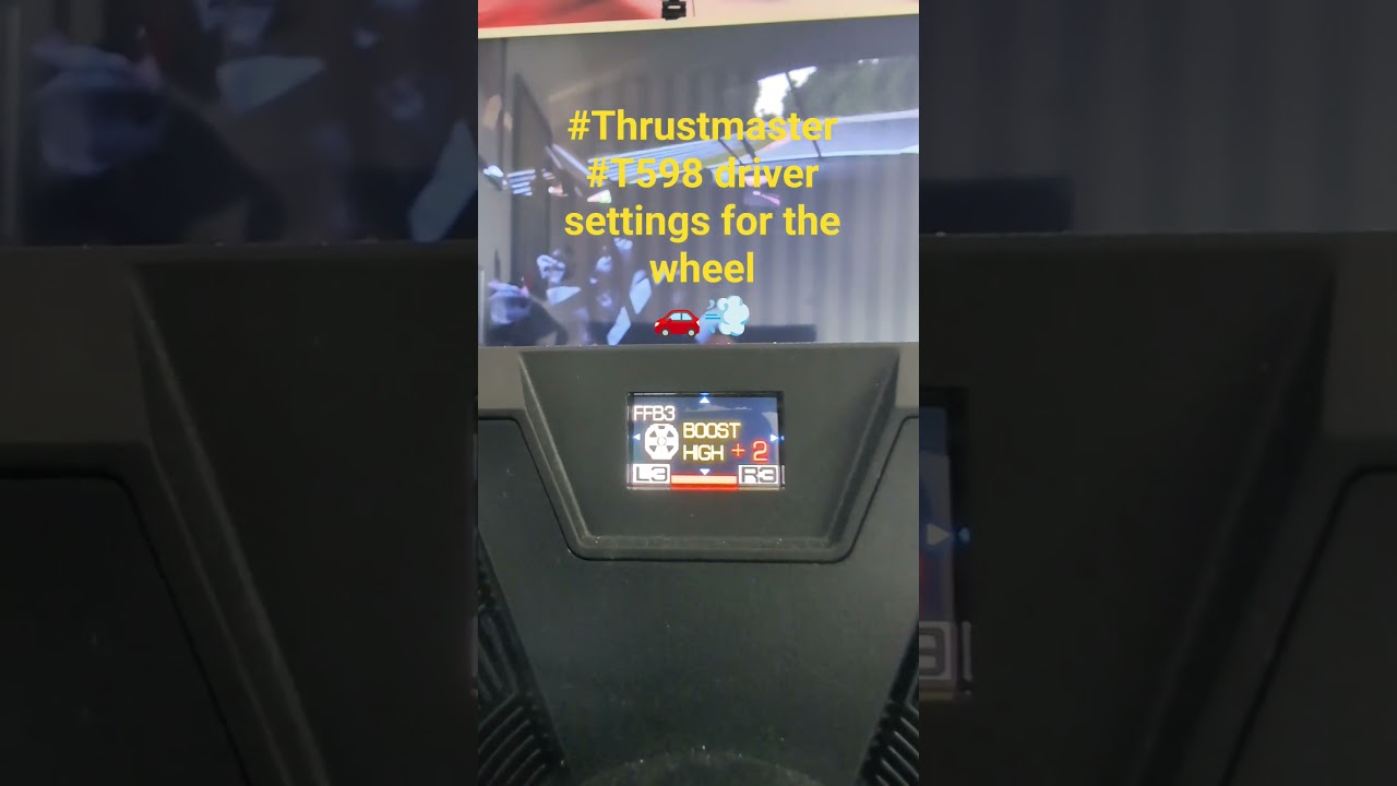 Thrustmaster T598 settings for GT7 #gt7 #granturismo7 #t598 #thrustmaster #thrustmastersettings