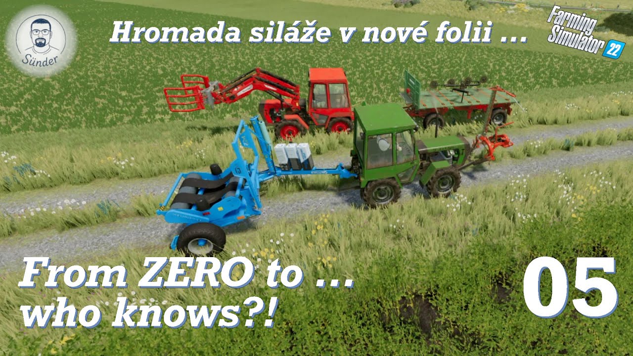 Hromada siláže v nové folii | From ZERO to ... who knows?! | Epizoda 5
