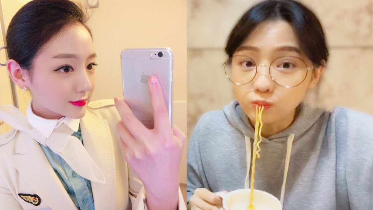 저 승무원이었어요..