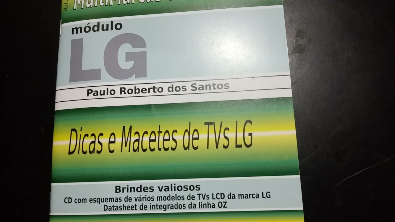 Livro cole&ccedil;&atilde;o multimarcas de tvs LCD  LG Ref 220