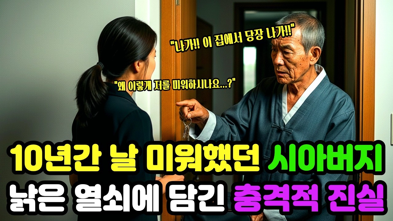 10년 동안 나를 외면한 시아버지, 마지막에 열쇠 하나를 남겼습니다