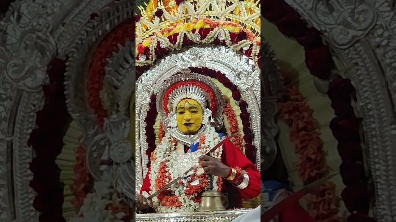 Grama Daiva Kodamnittaya Nudikattu Thingaladi. #bhootakola #tulunadu #ajilamuger