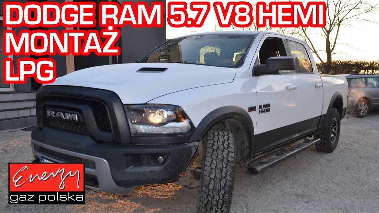 Montaż LPG DODGE RAM 5.7 HEMI V8 2015r 390 KM w Energy Gaz Polska na auto gaz BRC