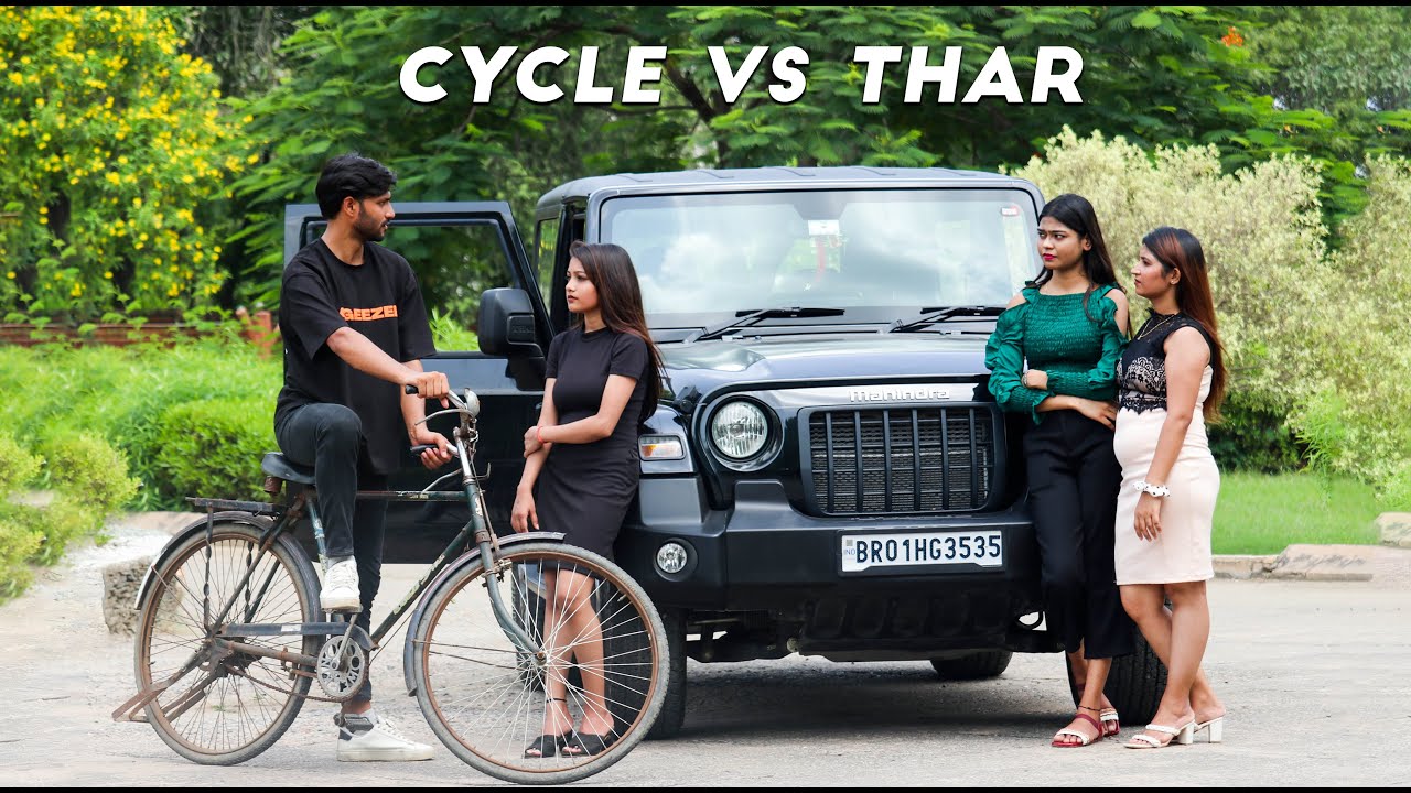 Cycle vs Thar | Never Judge Quickly | Prank Dekho India