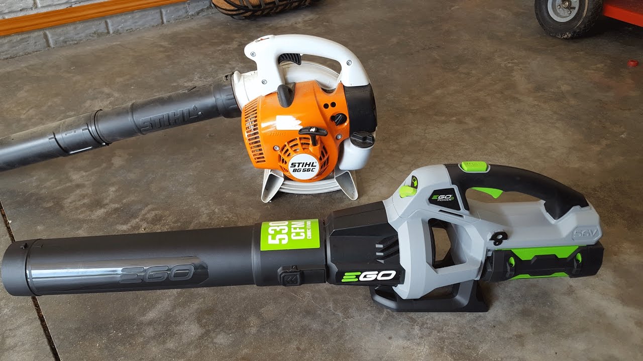 Воздуходувка EGO против воздуходувки STIHL