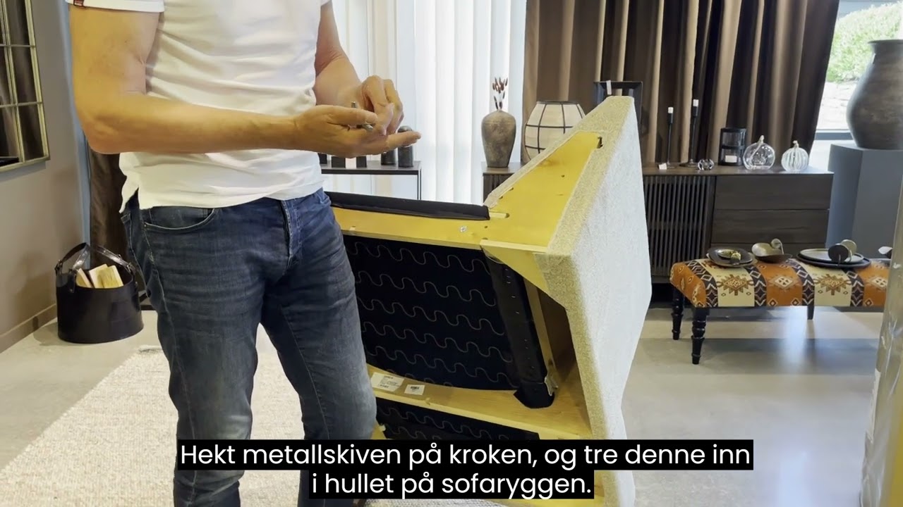 Monteringsveiledning Hjørnesofa med sjeselong 1