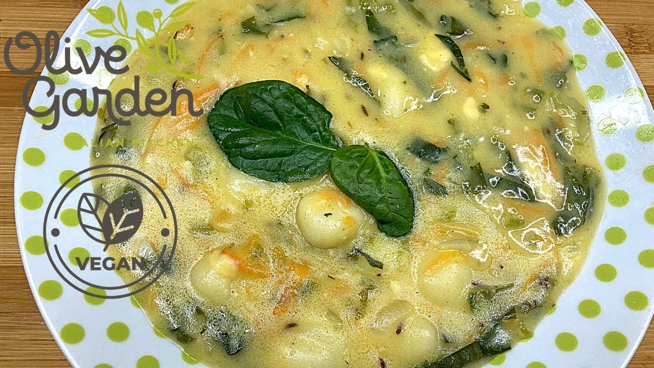 How to Make Creamy Vegan Gnocchi Soup: Olive Garden's Classic Made Plant-Based!