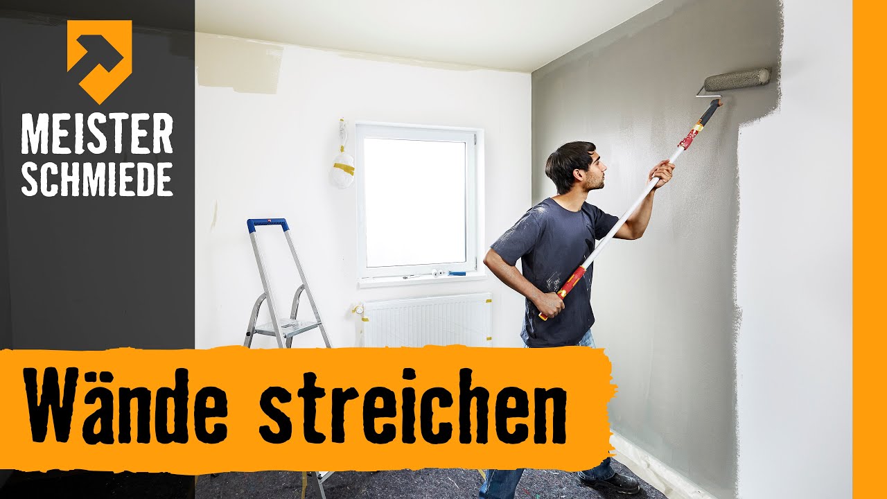 Wände streichen | HORNBACH Meisterschmiede