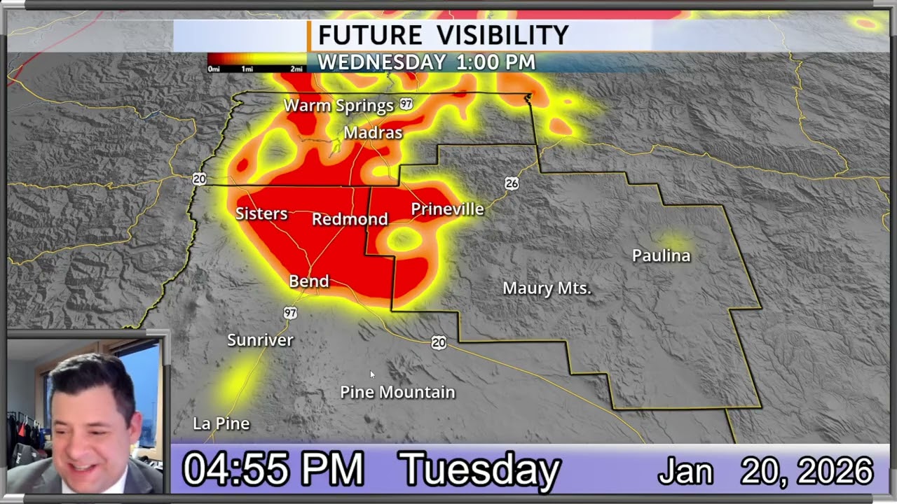 Freezing fog, some flurries and a shift in our weather pattern for Central Oregon