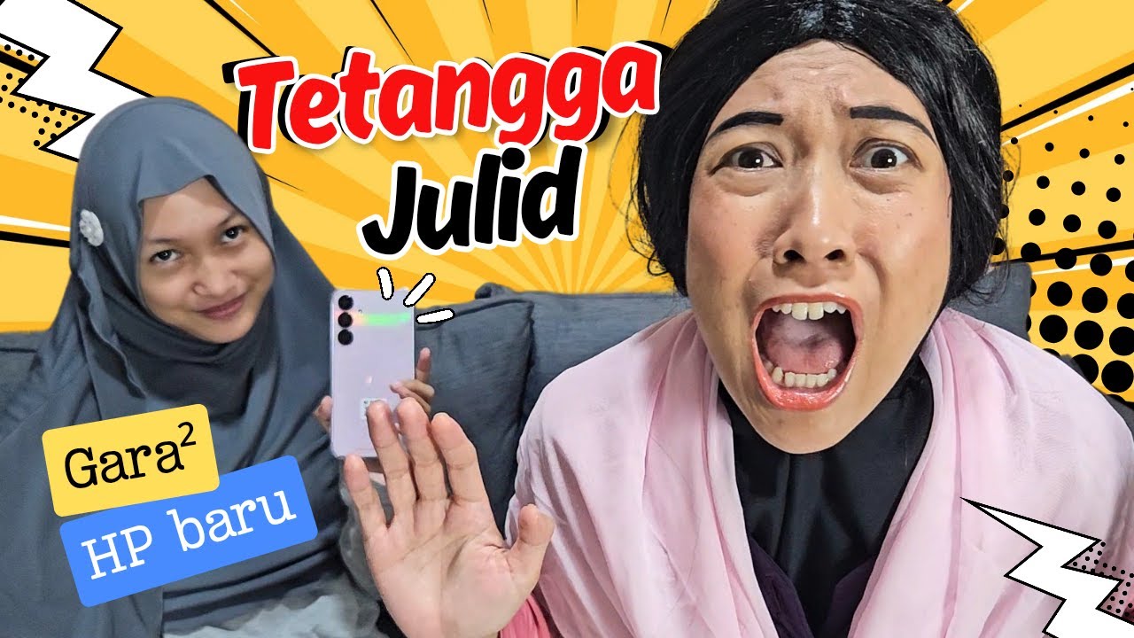 Tetangga Julid Iri dengan HP Baru Samsung A55 Mbak Kunyit 🤣 Drama Parodi Aqilla - Aqilla's Diary