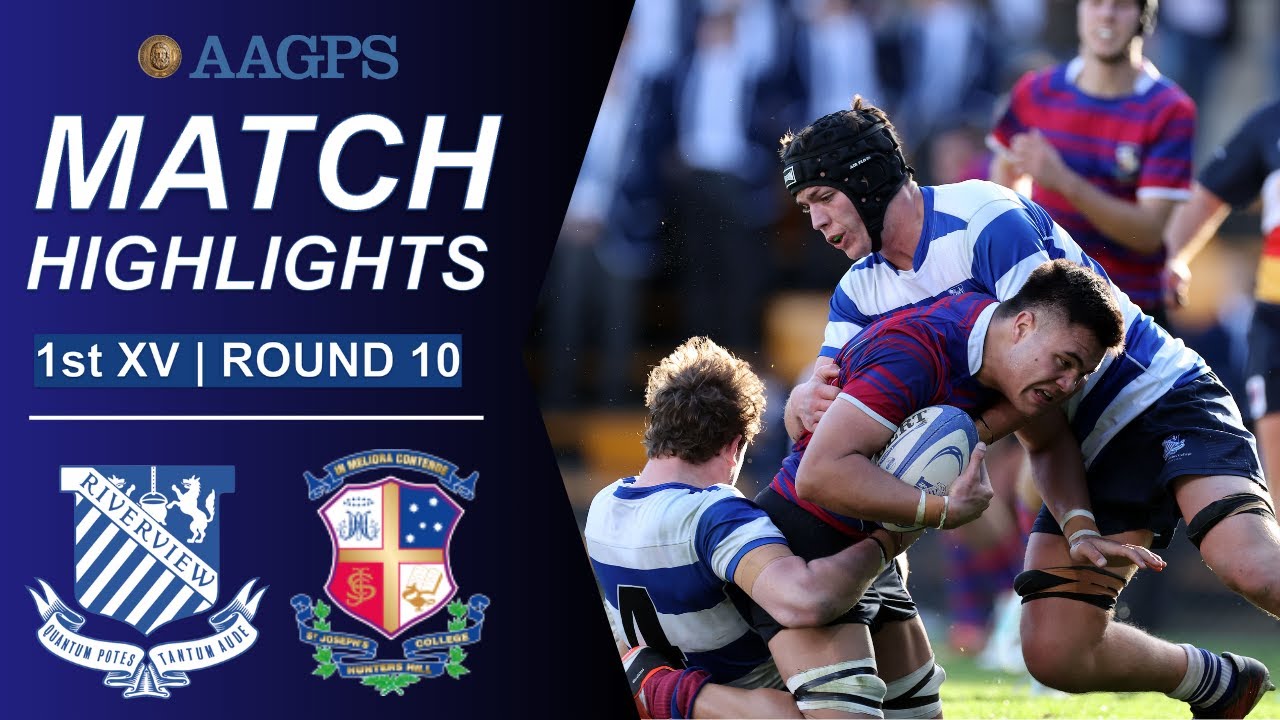 Riverview vs Joeys || AAGPS Round 10 2024 || 1st XV Highlights