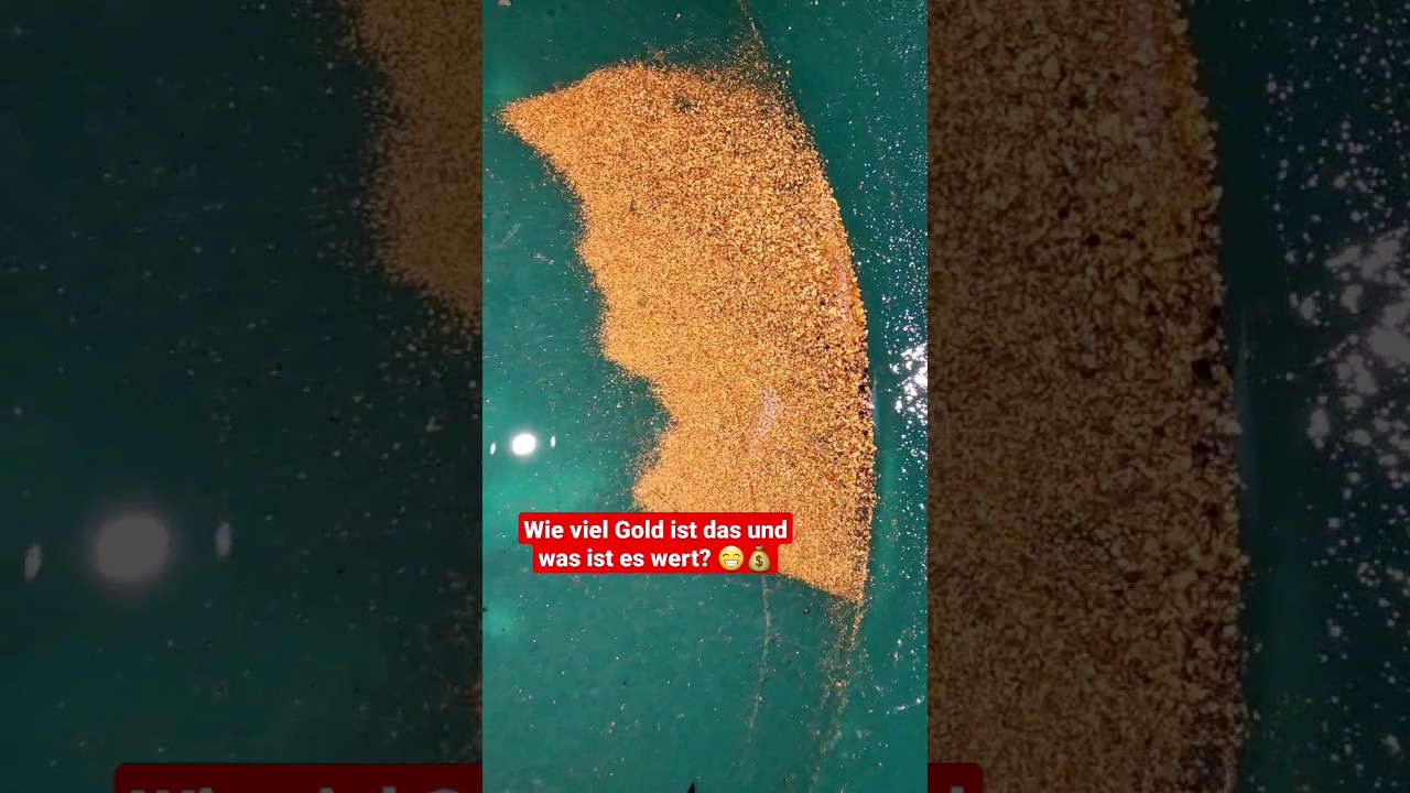 So viel Gold bringen 2 Tage Goldwaschen in Deutschland! 😮🥳 
