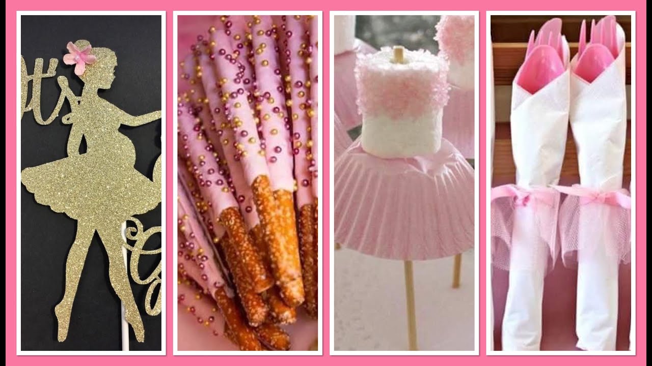 Baby Shower Decoración Bailarina de Ballet 🩰 Fiesta 🥳 ideas 💡