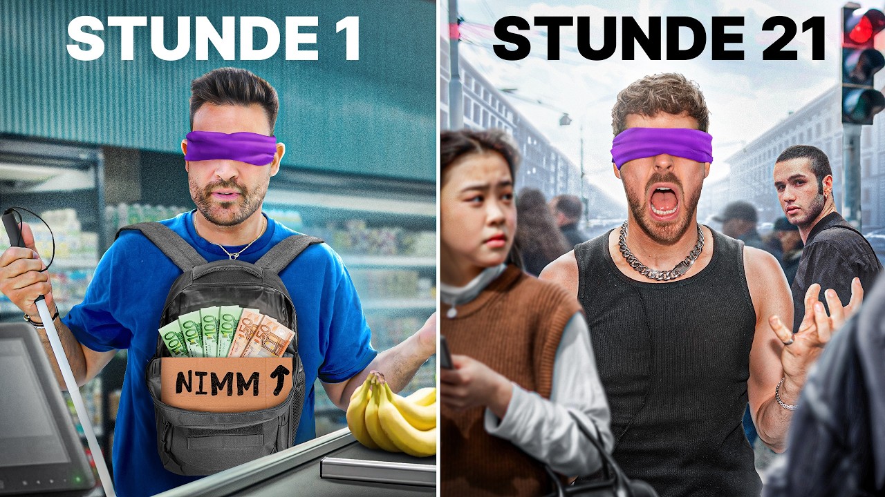 24 STUNDEN BLIND - die bisher härteste Challenge 😰