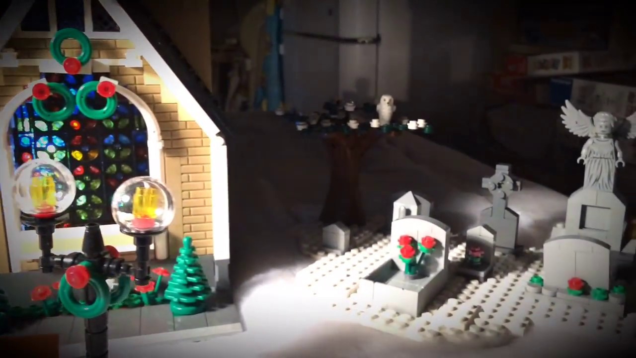 Lego Church scene - Christmas 2016