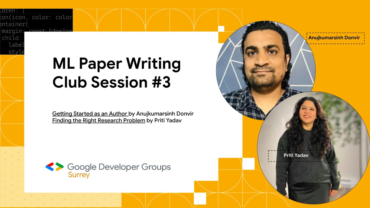 ML Paper Writing Club Surrey (Data/AI/ML) Session#3