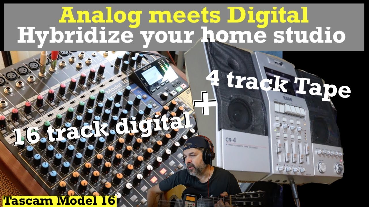 Transfer analog recording into a DAW  [4 Track to Tascam Model 12 16 24]