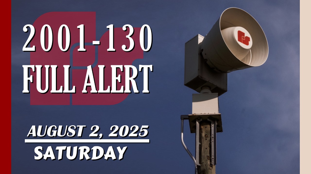 2001-130 Siren Test + Ambience | Harper Woods, Michigan
