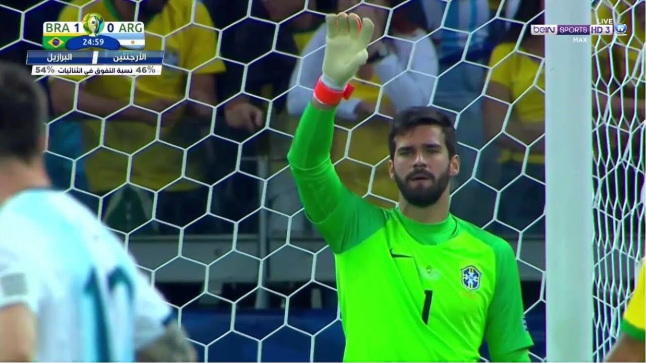 Alisson Becker vs Argentina(Copa America 2019) 1080p