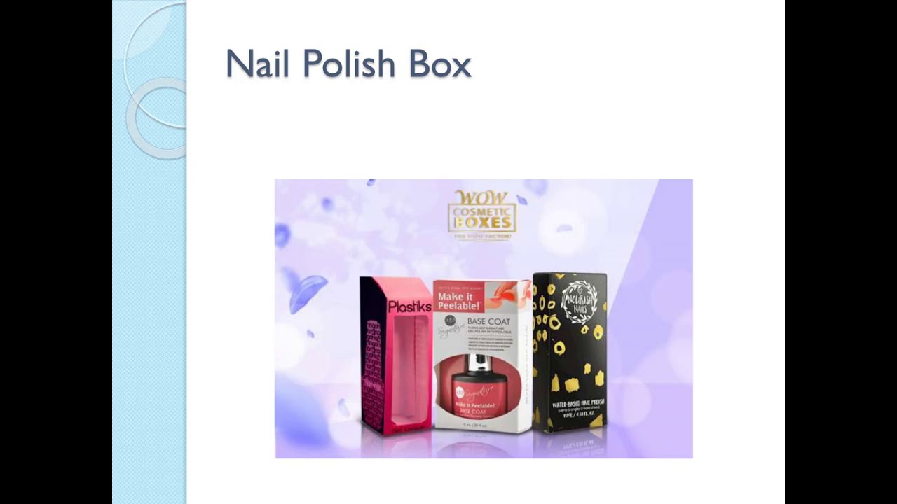 Nail Polish Boxes | Nail Polish Packaging | Custom Cosmetic Boxes
