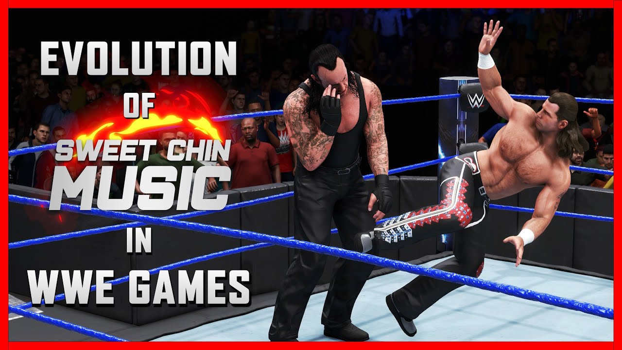 Evolution of Sweet Chin Music in WWE games! (1998 - 2023) | (Shawn Michaels evolution)