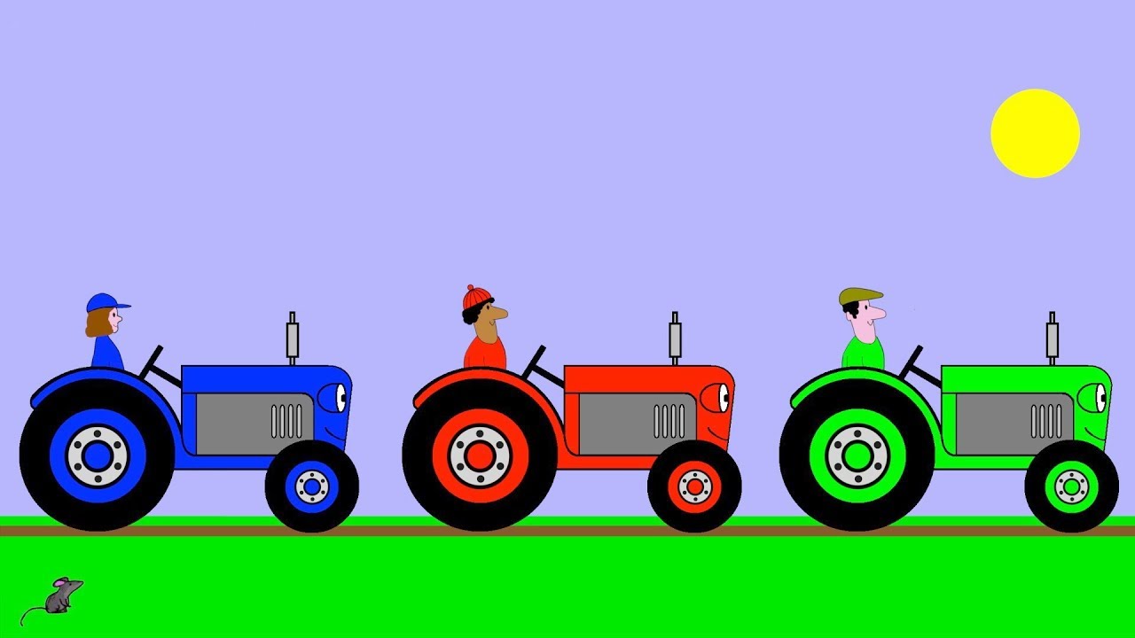 Down At The Farmyard | TRACTOR SONG | RainbowRabbit | @rainbowrabbitsongs | #rainbowrabbitsongs