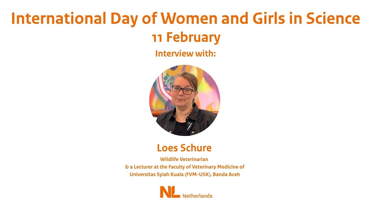 Women and Girls in Science: How I Became a Wildlife Veterinarian with Loes Schure