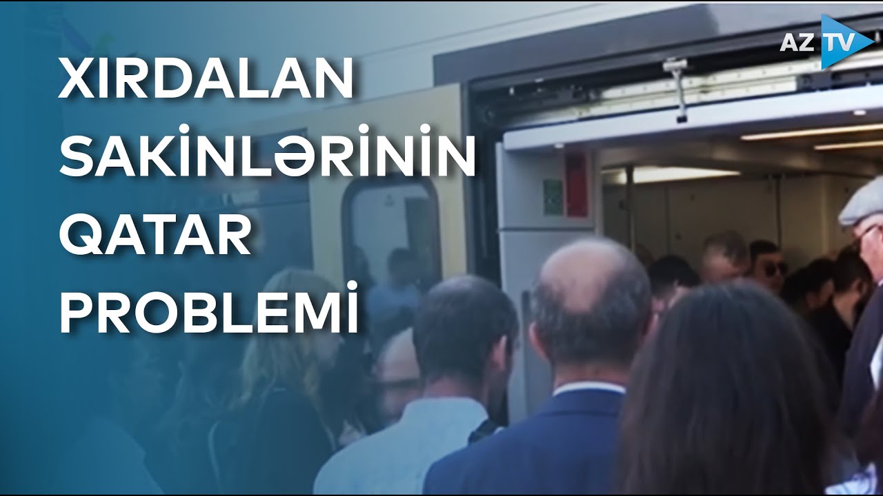Gözü qatar yolunda qalan Xırdalan sakinləri – Reyslər hansı səbəbdən ləğv edilib?