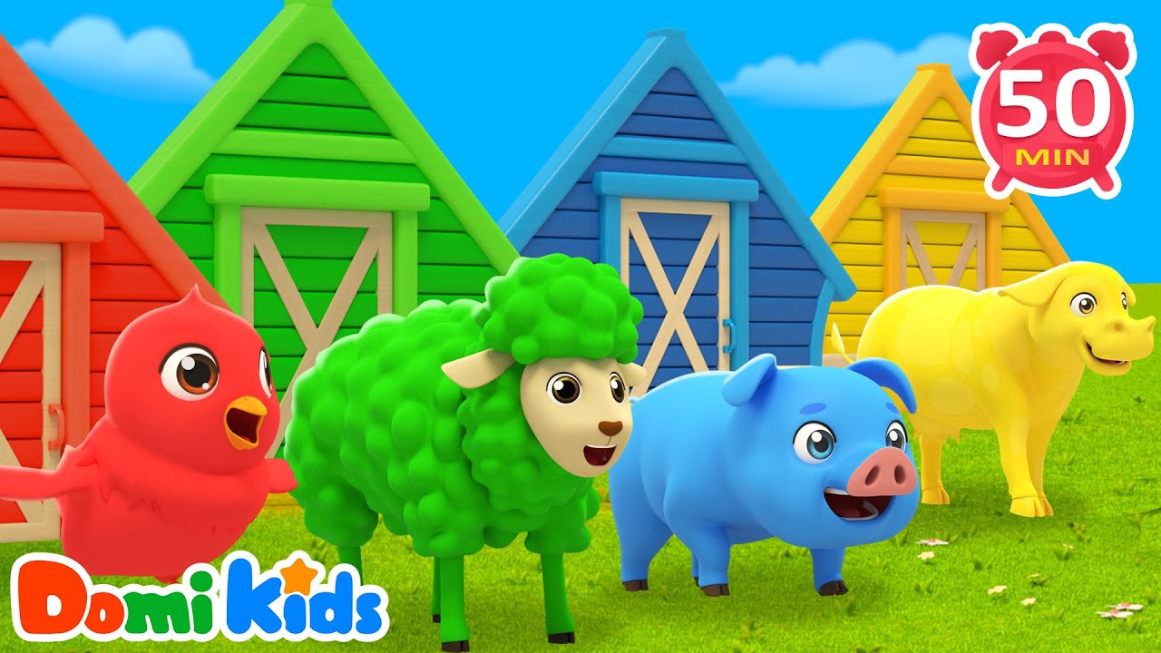 農場動物闖關🐮🐔🐑｜動物認知挑戰｜寶寶觀察力訓練｜趣味益智遊戲｜親子啟蒙兒歌🎵｜多米益智