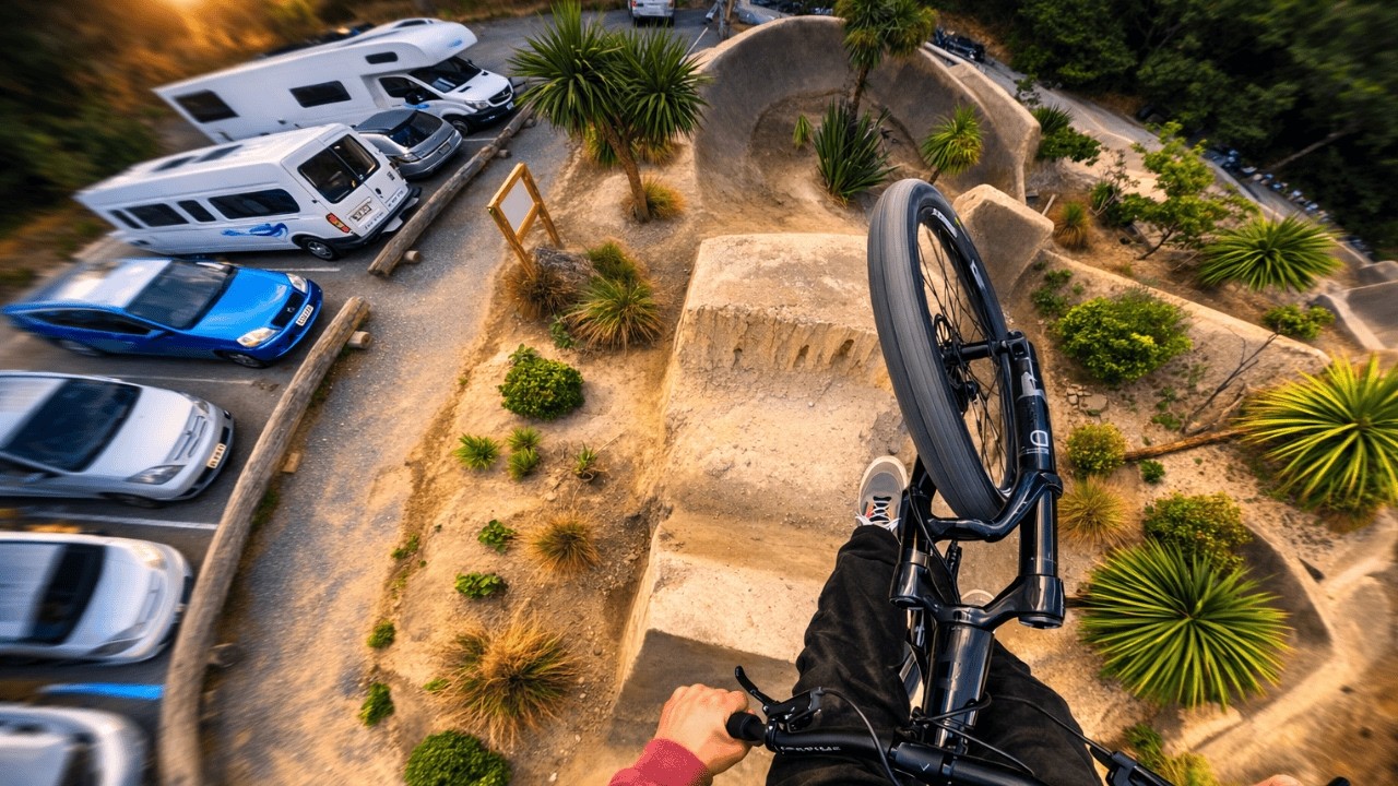 Trickjump und Dirtjump Session in Queenstown!