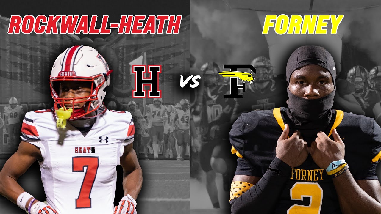 #17 Rockwall-Heath vs Forney 6A DFW AREA DISTRICT CHAMPIONSHIP ON THE LINE #txhsfb