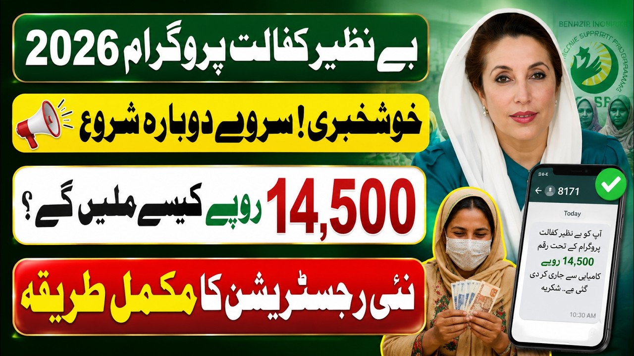 BISP Dynamic Survey Registration | Benazir Kafalat Program 2026 | 8171 Par Message Bhejne Ka Tarika