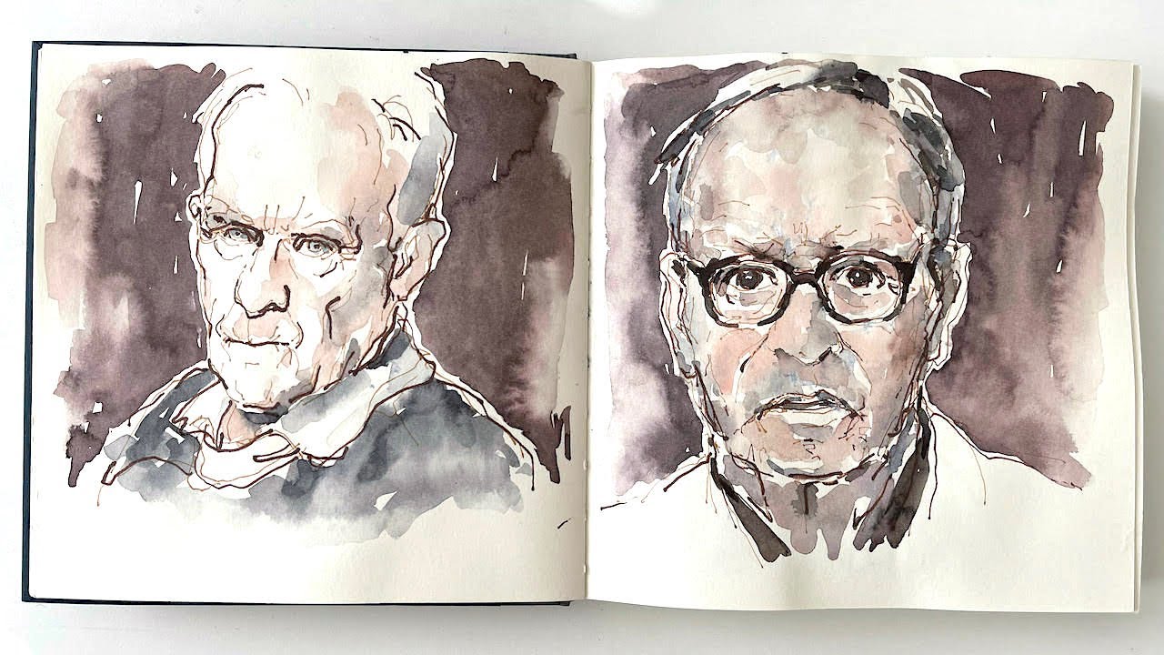 Portraits in Tusche Teil 1: Menschen, die in der Geschichte eine bleibende Spur hinterlassen haben