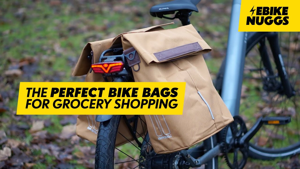 My perfect bike bags for grocery shopping!